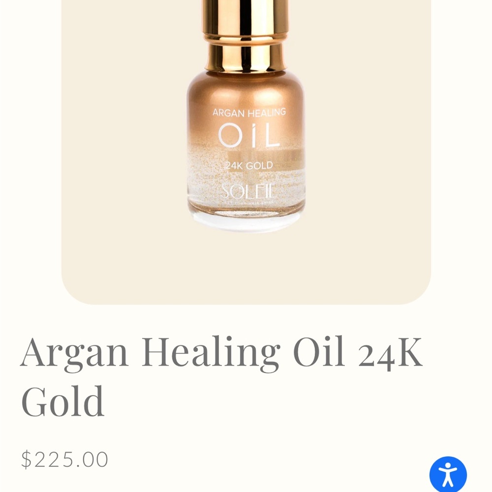 Argan Healing Oil 24K Gold